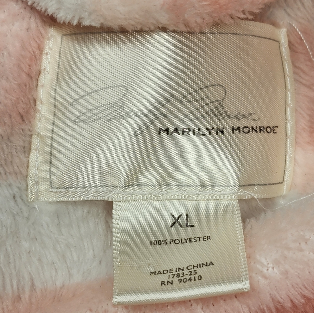 Marilyn Monroe Pink Striped Robe Womens XL - Picture 4 of 4